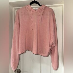 Soft Cropped Lightweight Hoodie